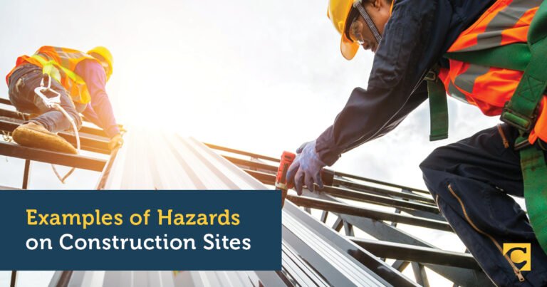Examples of Hazards on Construction Sites